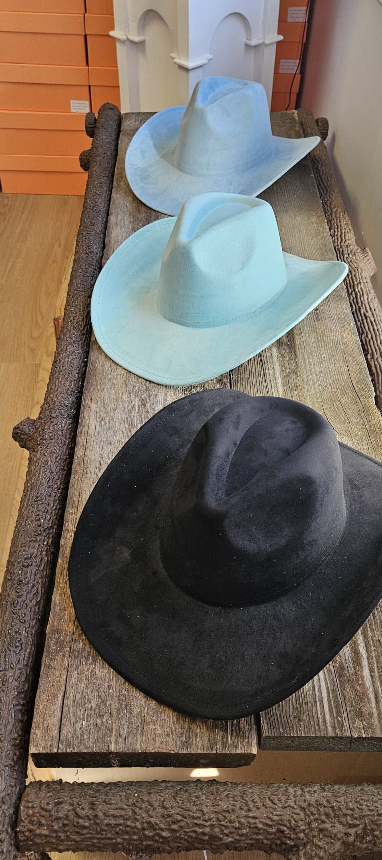 100% Australian Wool Wide Brim Stetson Style Cowgirl Hats