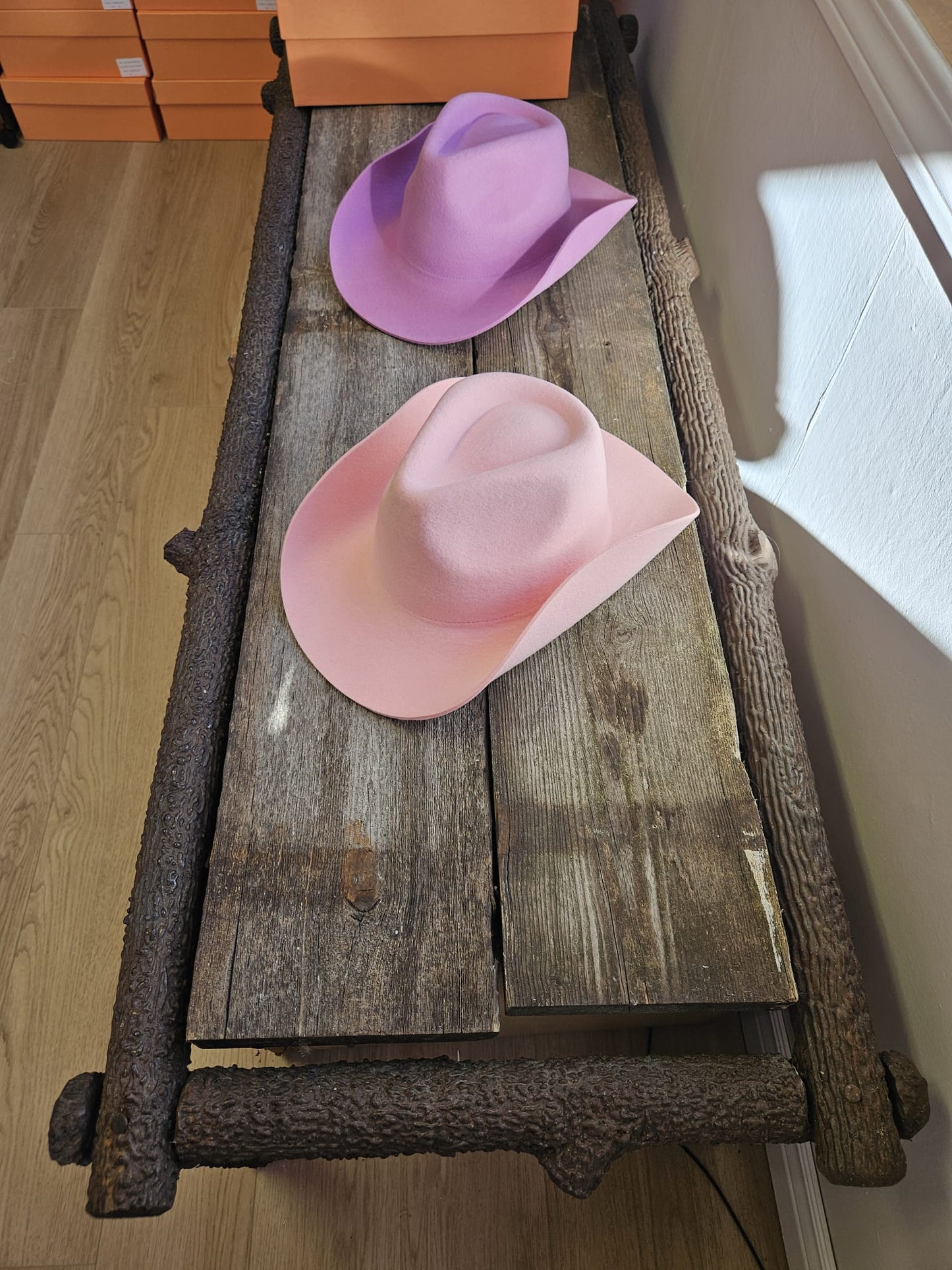 100% Australian Wool medium brim Cowgirl Hat