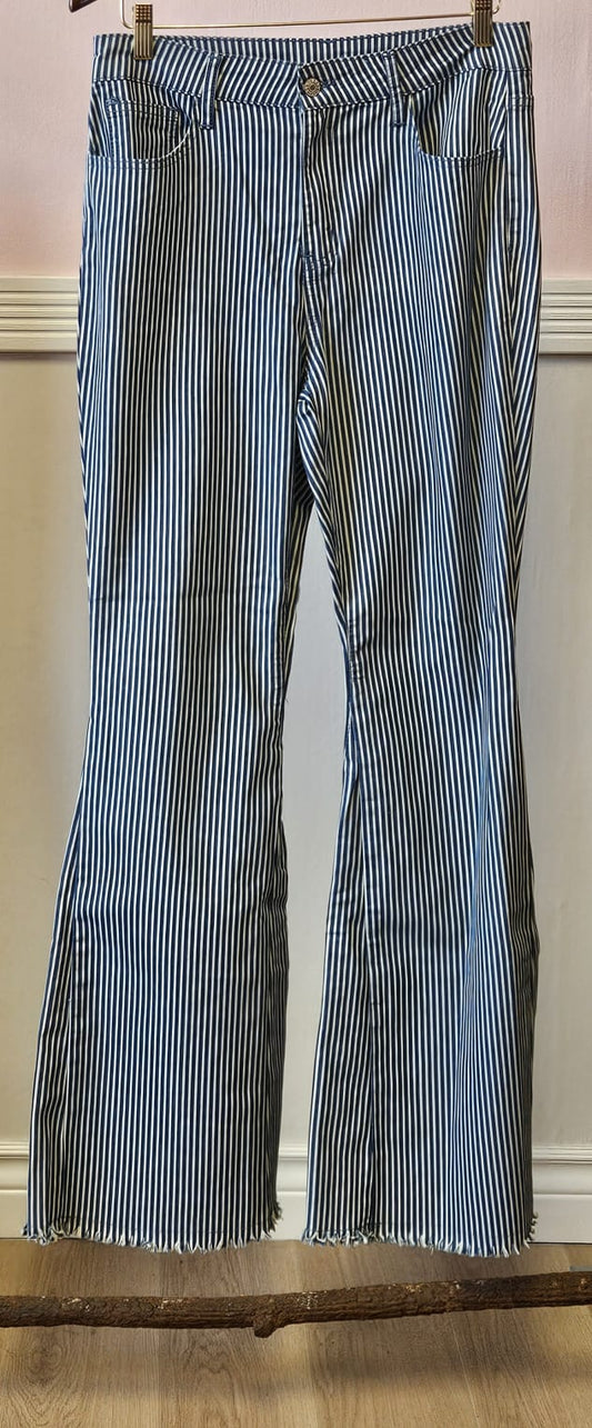 Judy Blue - Stripped Wide Leg